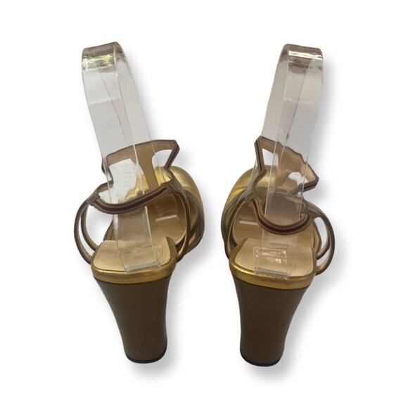 Vintage gold Prada heels size 38 - Picture 5 of 10